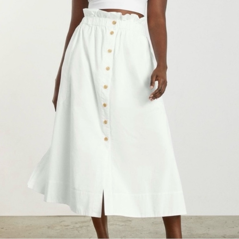 Everlane Easy Button Front Skirt Size XL